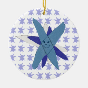 Snowflake by Victoria Shaylee Ceramic Tree Decoration