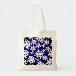 Snowflake Canvas Tote Bag