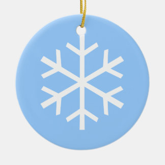 Snowflake Ceramic Tree Decoration