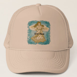 Snowflake Christian angel Trucker Hat
