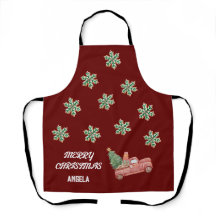 Snowflake Christmas Apron