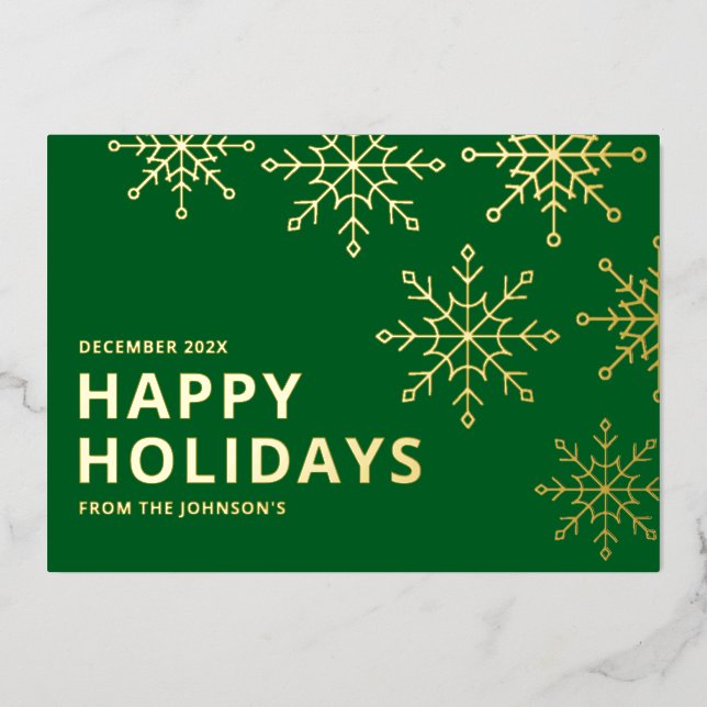 Snowflake Christmas Card (Front)