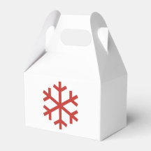 Snowflake Christmas Favour Box