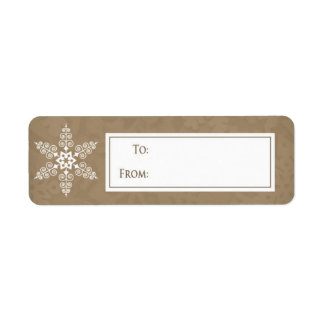 SnowFlake Christmas gift sticker II