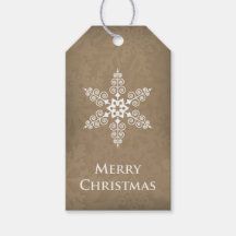 Snowflake Christmas Gift Tag II