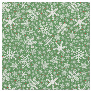 Snowflake Christmas   Holiday Fabric