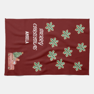 Snowflake Christmas Tea Towels