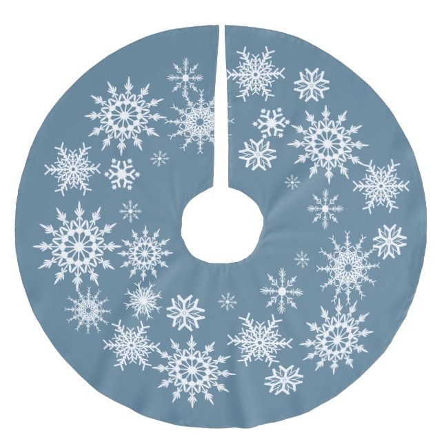 Snowflake - Christmas Tree Skirt (Front)