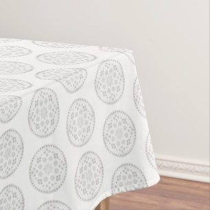 Snowflake Circle Tablecloth