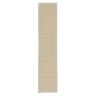 Snowflake Circles-4-14x72 COTTON TABLE RUNNER