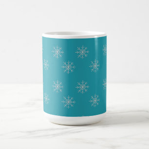 Snowflake coffee mug