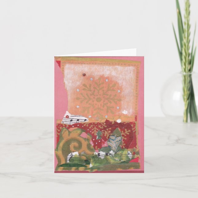 snowflake collage card (Front)