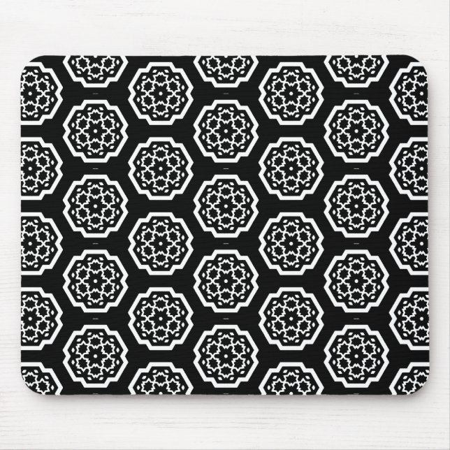 Snowflake Constellation - v1 Mouse Mat (Front)