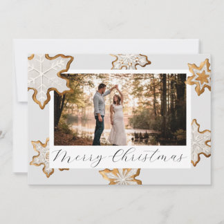 Snowflake Cookie Christmas Card