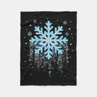 Snowflake Costume Winter Christmas Matching Mens K Fleece Blanket