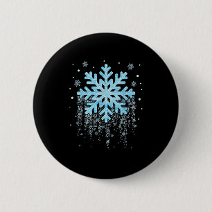 Snowflake Costume Winter Christmas Matching Mens W 6 Cm Round Badge