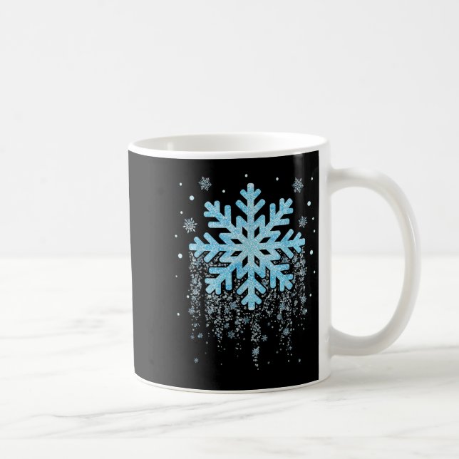 Snowflake Costume Winter Christmas Matching Mens W Coffee Mug (Right)