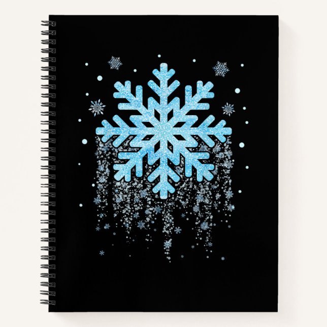Snowflake Costume Winter Christmas Matching Mens W Notebook (Front)