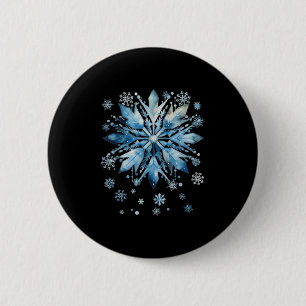 Snowflake Costume Winter Christmas Matching Women  6 Cm Round Badge