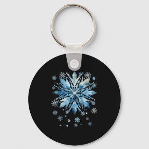 Snowflake Costume Winter Christmas Matching Women  Key Ring