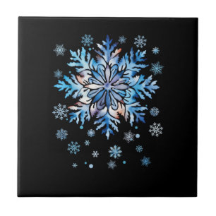 Snowflake Costume Winter Christmas Matching Women Tile