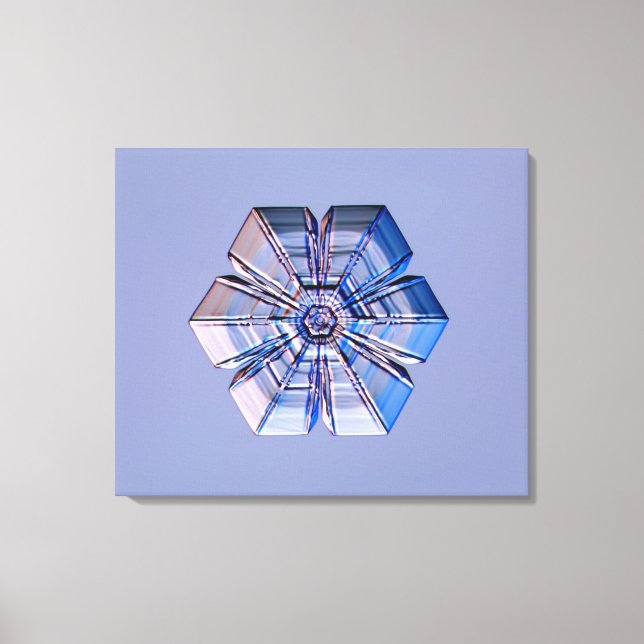 Snowflake Crystal Canvas Print (Front)