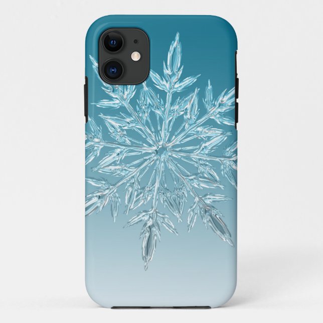 Snowflake Crystal Case-Mate iPhone Case (Back)