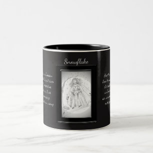 Snowflake Crystal Fairy Two-Tone Coffee Mug