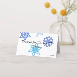Snowflake Customisable Table/Place Card Holder