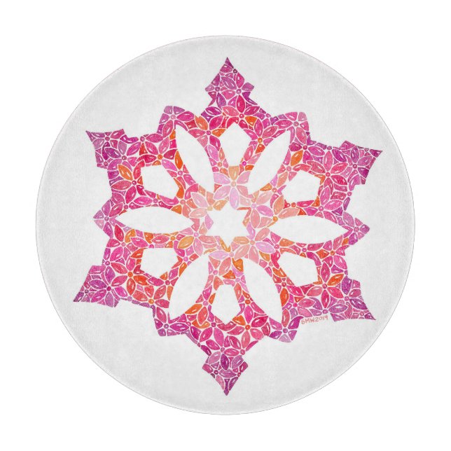 Snowflake Cutting Board (Front)