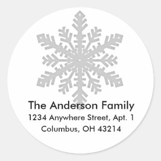 Snowflake D2 Return Address Labels