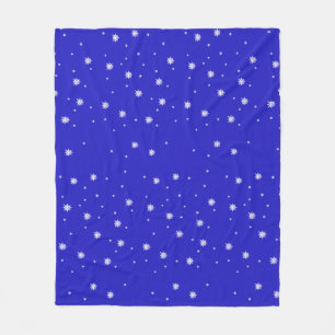 Snowflake Dance Pattern   Fleece Blanket
