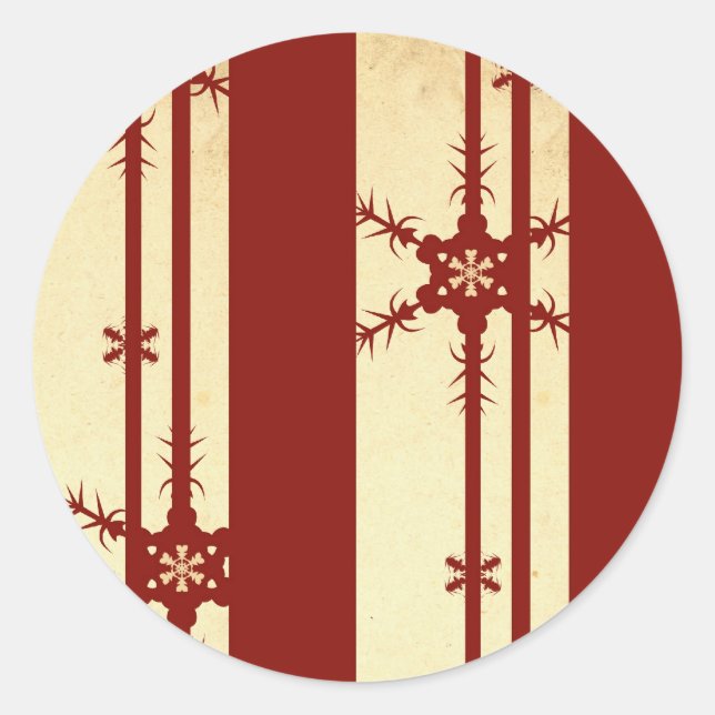 Snowflake Design Stickers (Front)