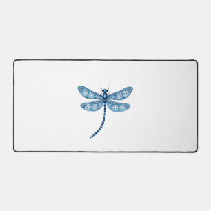 Snowflake Dragonfly Spirit Desk Mat