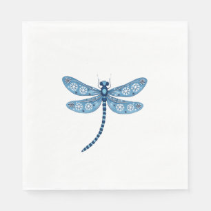 Snowflake Dragonfly Spirit Napkin