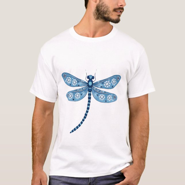 Snowflake Dragonfly Spirit T-Shirt (Front)