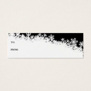Snowflake Edge Holiday Gift Card