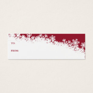 Snowflake Edge Holiday Gift Card