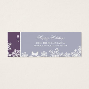 Snowflake Edge Holiday Gift Card