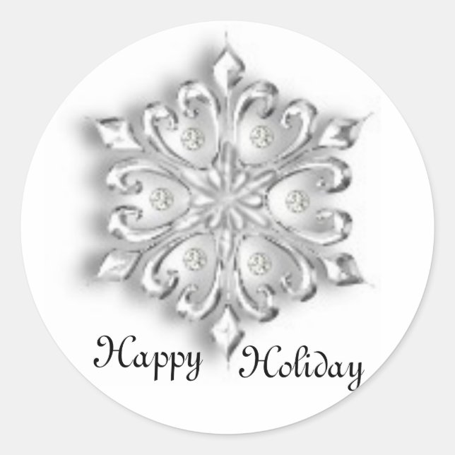 Snowflake Envelope Seal (Front)