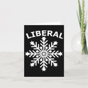 Snowflake Feminist Diversity Human Rights Equality Card