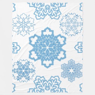 Snowflake Fleece Blanket