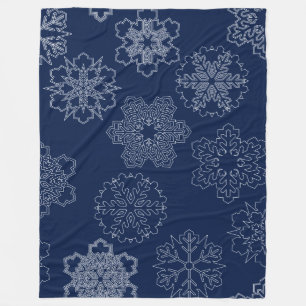 Snowflake Fleece Blanket