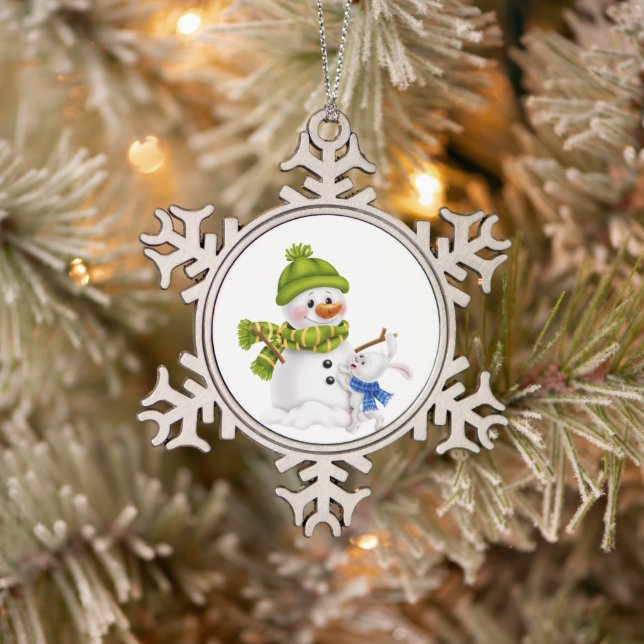 Snowflake Framed Ornament (Tree)