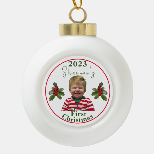 Snowflake Framed Ornament (Front)