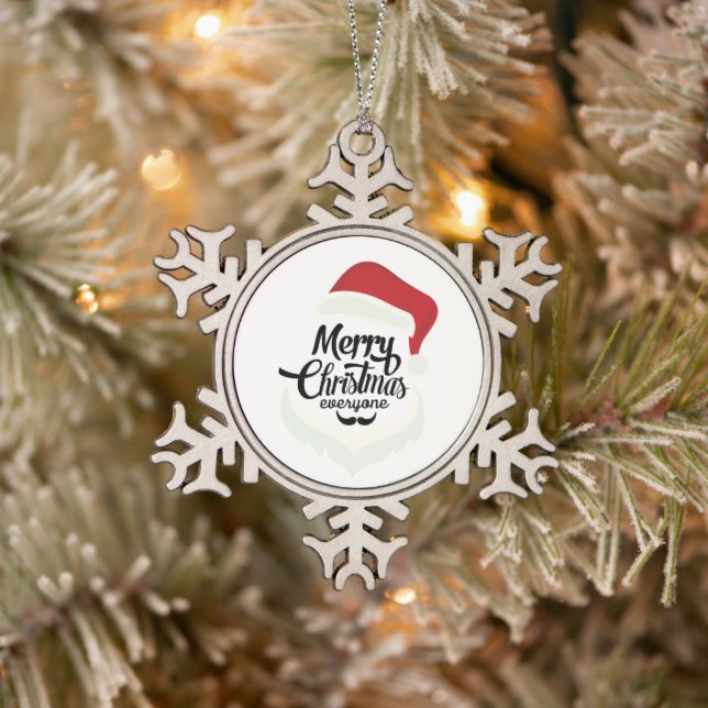 Snowflake Framed Ornament (Tree)