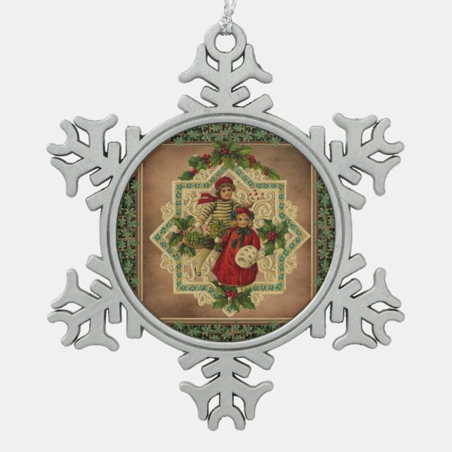 Snowflake Framed Ornament (Front)