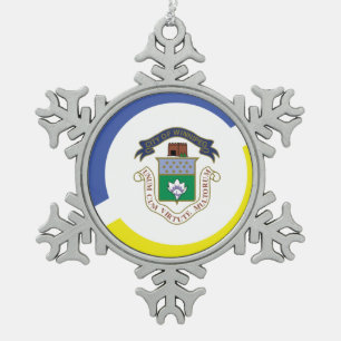 Snowflake Framed Ornament