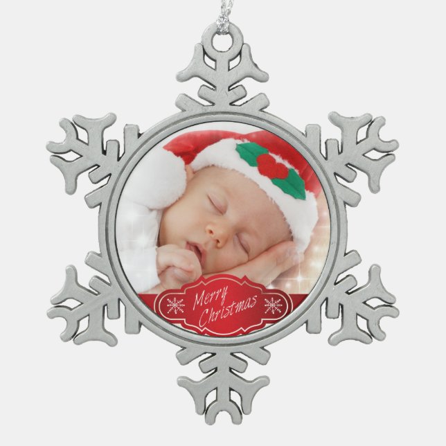 Snowflake Framed Ornament (Front)