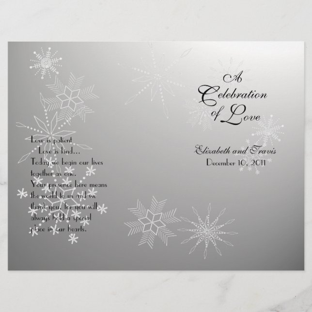 Snowflake Gems Silver program (Front)
